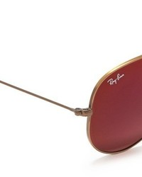 Ray-Ban Aviator Large Metal Mirror Sunglasses