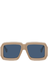 Loewe Beige Paulas Ibiza Diving Mask Sunglasses