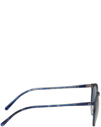 Oliver Peoples Blue Elias Sunglasses