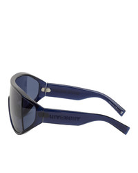 Givenchy Blue Gvisible Mask Frame Sunglasses