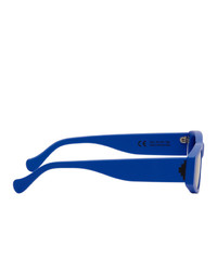Marcelo Burlon County of Milan Blue Logo Soberano Sunglasses