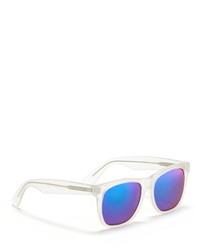 Super Classic Crystal Flash Matte Mirror Sunglasses