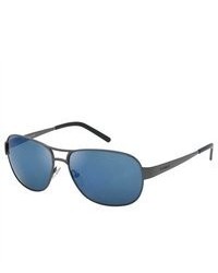 De Rigo Vision Police Eyewear By S8564 Grey Frame Blue Grey Lens Sunglasses