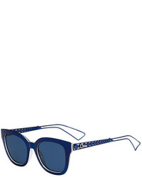 Christian Dior Dior Diorama Caged Monochromatic Sunglasses Blue
