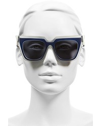 Le Specs Edition One 51mm Sunglasses Matte Navy Matte Grey