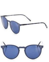 Oliver Peoples Elias 49mm Round Monochromatic Sunglasses, $380 | Saks Fifth  Avenue | Lookastic