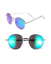 Fantas Eyes Fe Ny Aviator Sunglasses Silver Blue One Size