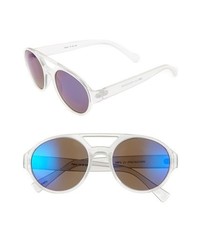FE NY Aviator Sunglasses Clear Blue One Size