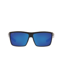 Costa Del Mar Freedom Series Riconcito 60mm Mirrored Polarized Square Sunglasses