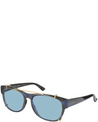 Gucci Gg 1044s Cta99 Blue Acetate Sunglasses