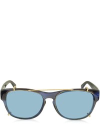 Gucci Gg 1044s Cta99 Blue Acetate Sunglasses