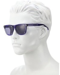 Alexander McQueen Ghost Skull 53mm Rectangle Sunglasses