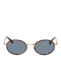 Persol Gold And Blue Po2457s Sunglasses