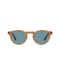 Oliver Peoples Gregory Peck 47mm Folding Round Sunglasses