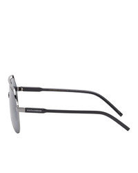 Dolce and Gabbana Gunmetal Less Is Chic Sunglasses