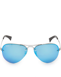 Ray-Ban Highstreet Mirrored Aviator Sunglasses