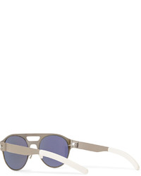 Mykita Hudson Aviator Style Stainless Steel Sunglasses