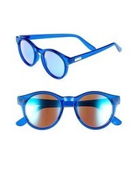 Le Specs Retro Sunglasses Blue One Size