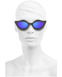 House of Holland Lipstick Cat Eye Acetate Mirrored Sunglasses
