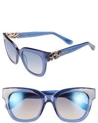 Jimmy Choo Maggi 51mm Crystal Embellished Sunglasses