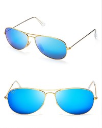 Ray-Ban New Aviator Mirrored Sunglasses 59mm