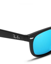 Nobrand New Wayfarer Junior Matte Plastic Mirror Sunglasses