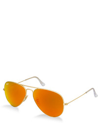 Ray-Ban Original Aviator Mirrored Sunglasses Rb3025 58
