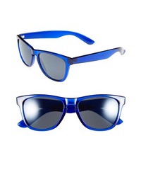 Outlook Eyewear Frogskin 55mm Sunglasses Blue Smoke One Size