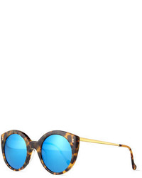 Illesteva Palm Beach Cat Eye Sunglasses Tortoiseblue