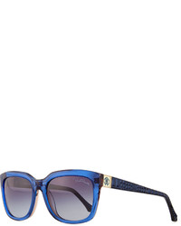 Roberto Cavalli Plastic Square Sunglasses Blue