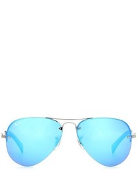 Ray-Ban Rb3449 Mirrored Aviator Sunglasses