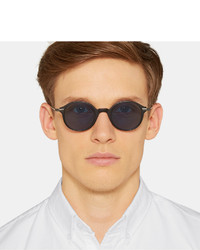 Thom Browne Round Frame Acetate And Titanium Sunglasses
