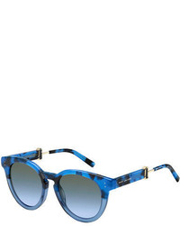 Marc Jacobs Rounded Square Gradient Acetate Sunglasses
