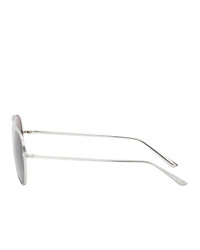 The Row Silver And Blue Casse Sunglasses