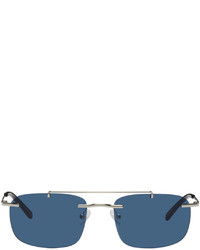 Eytys Silver Blue Avery Sunglasses