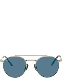 Ray-Ban Silver Round Ii Titanium Sunglasses