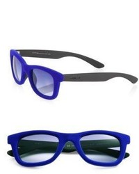 Italia Independent Square Velvet Frame Sunglasses