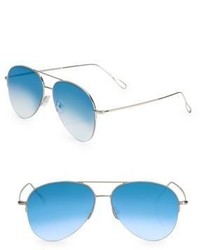 Kyme Stevie 59mm Mirrored Aviator Sunglasses