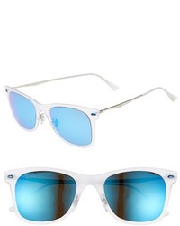 Ray-Ban Tech Light Ray 50mm Wayfarer Sunglasses
