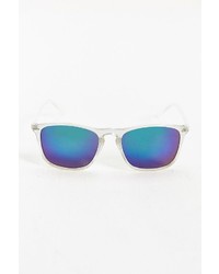 Urban Outfitters Clear Flash Square Sunglasses