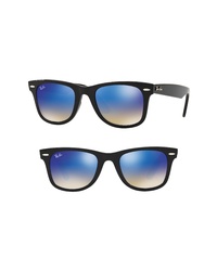 Ray-Ban Wayfarer 50mm Mirrored Sunglasses