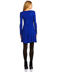 Jessica Simpson Fit And Flare Sweater Dress