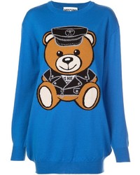 Moschino Biker Bear Sweater Dress