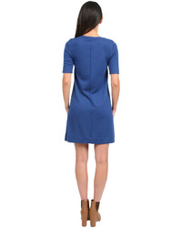 Nanette Lepore Oonagh By Shirt Sleeve Sweater Dress In Blue