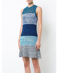 Derek Lam 10 Crosby Sleeveless Colorblocked Gradient Knit Dress