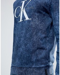 Calvin Klein Jeans 90s Sweatshirt In Acid Blue, $91, Asos