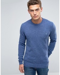 Jack Wills Merino Sweater In Donegal Cornflower