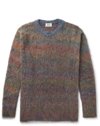 Acne Studios Nikos Oversized Mlange Knitted Sweater