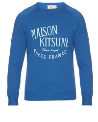 MAISON KITSUNÉ Palais Royal Cotton Jersey Sweatshirt