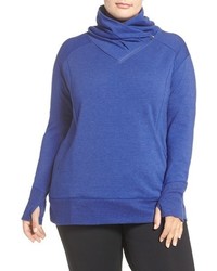 Zella Plus Size Frosty Asymmetrical Zip Pullover